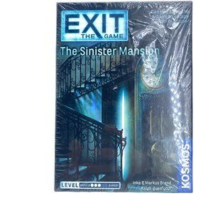 EXIT The Game The Sinister Mansion Puzzle Escape‎ Room Intermediate Level NEW
